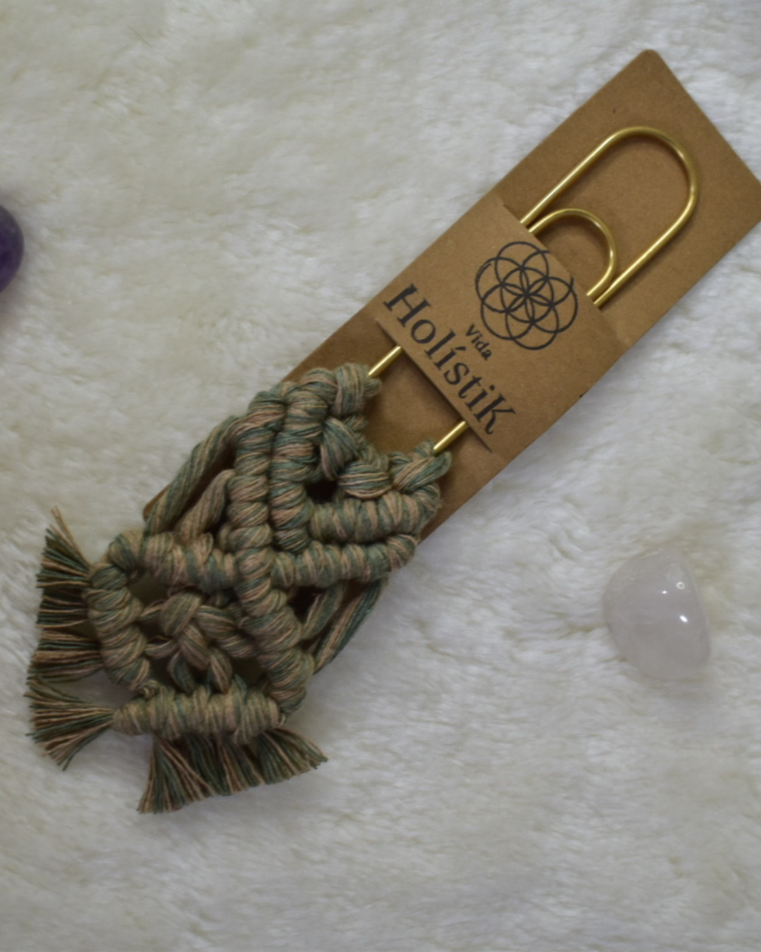 Bookmarks/ Marcadores de páginas en Macramé