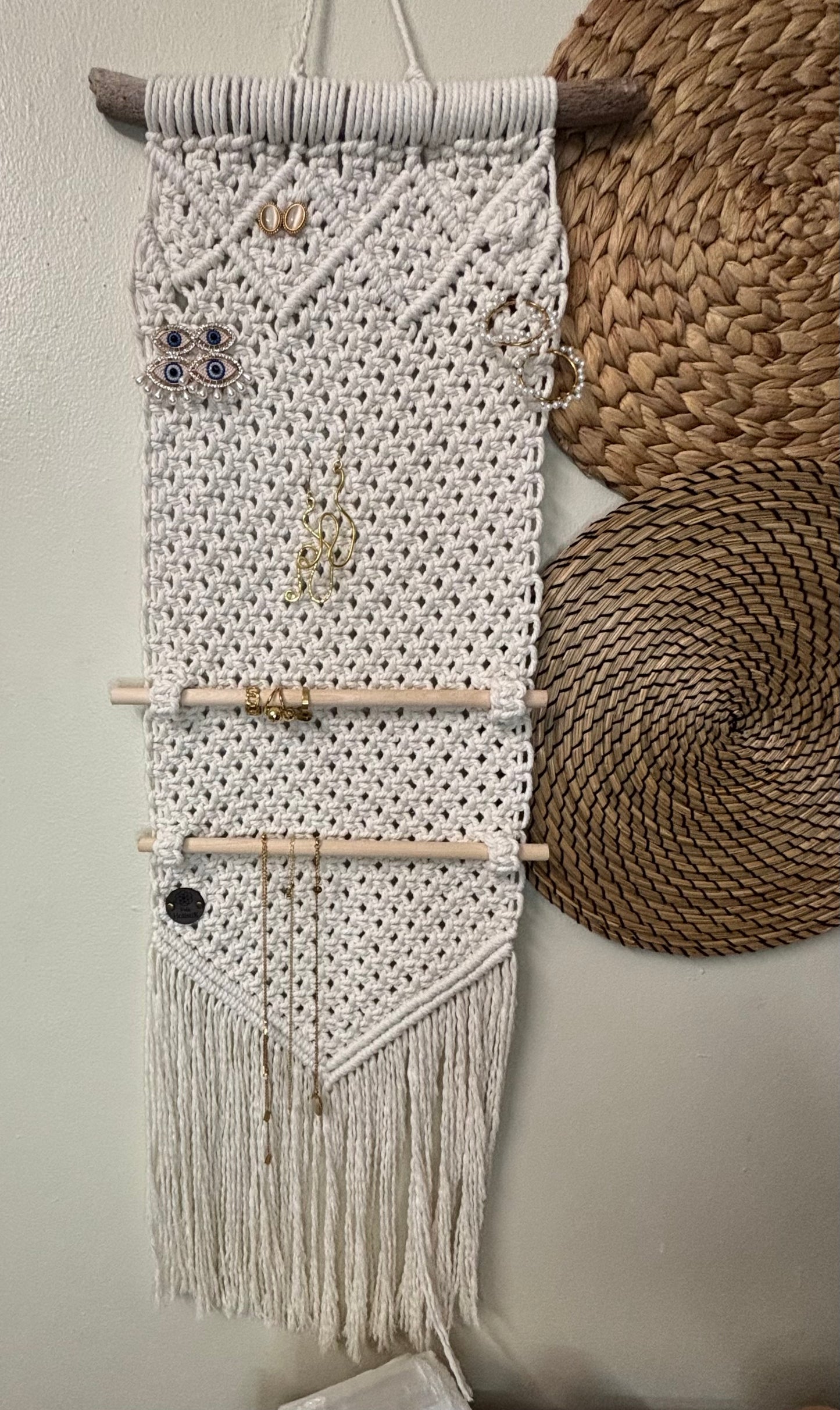 Organizador de Joyería en Macramé