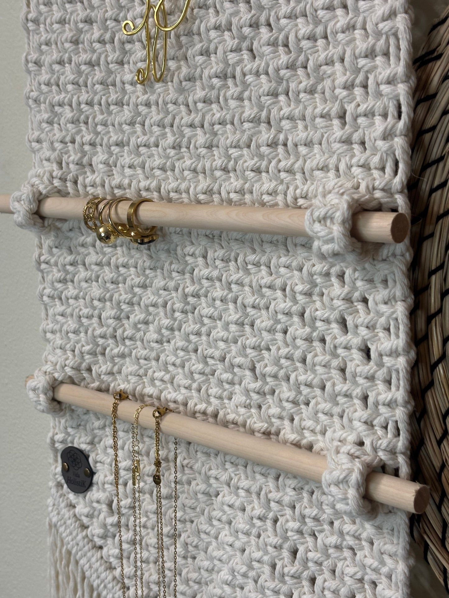 Organizador de Joyería en Macramé