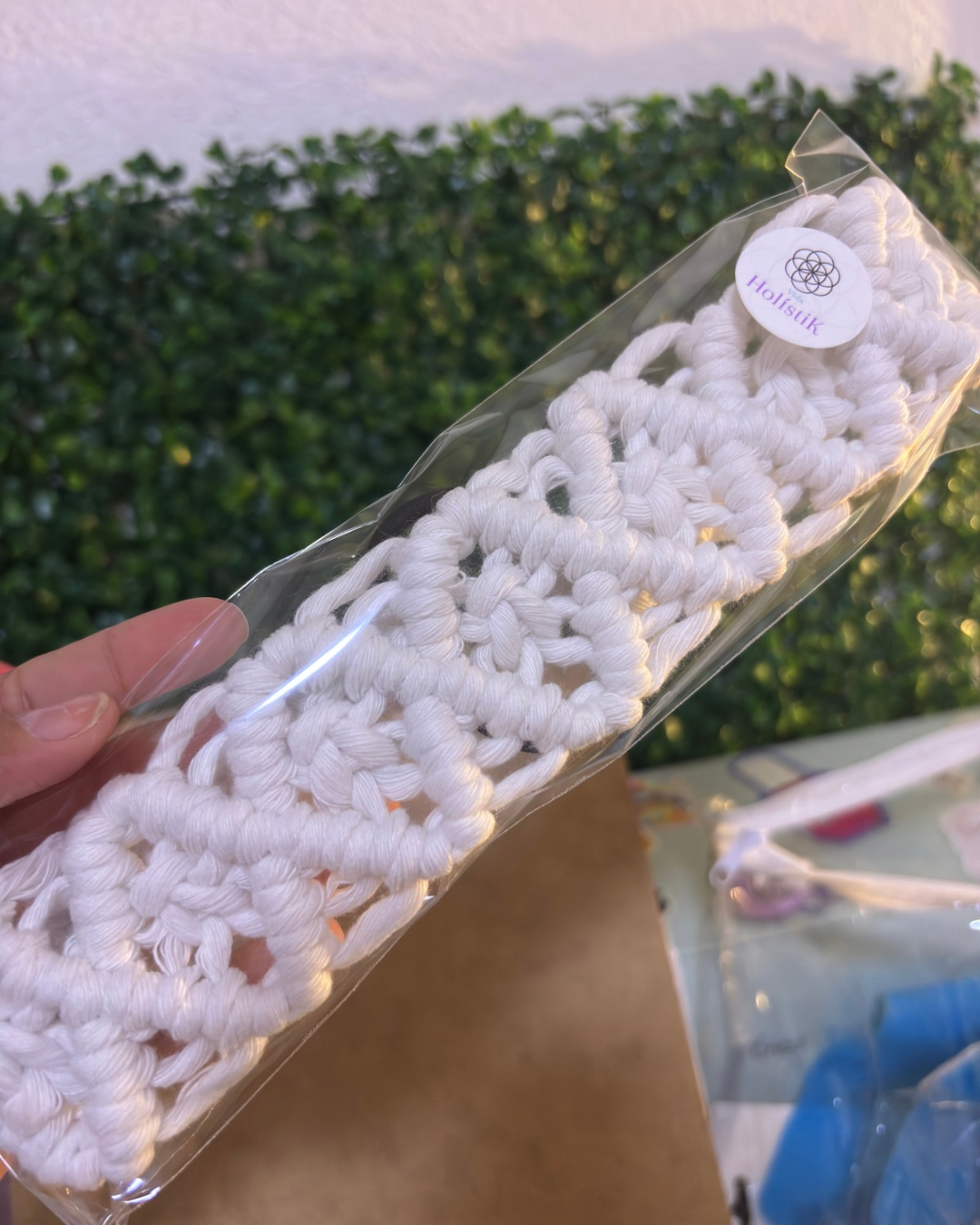 Cintillos en macramé