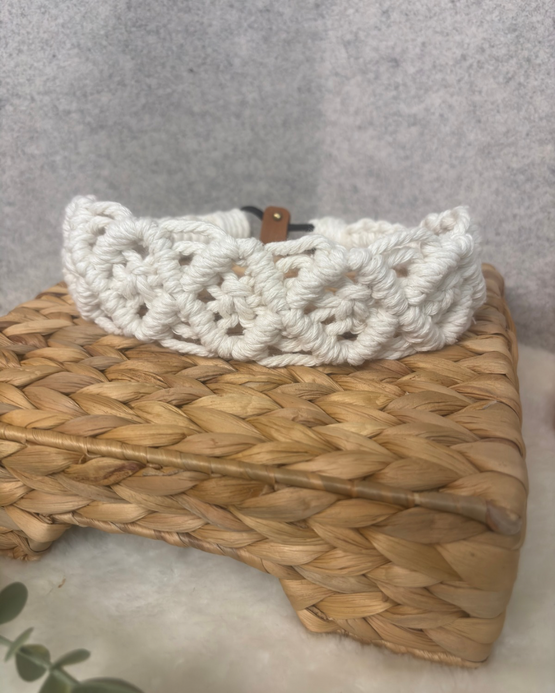 Cintillos en macramé