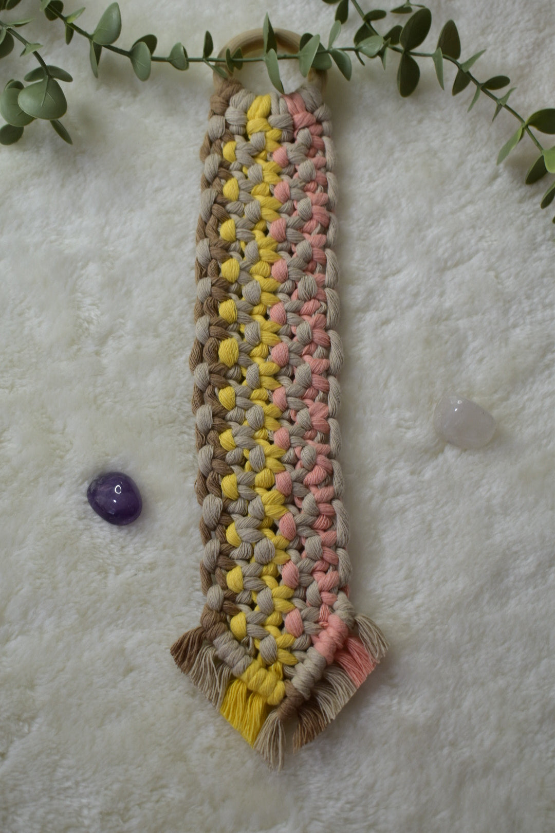 Organizador de Joyeria en macramé