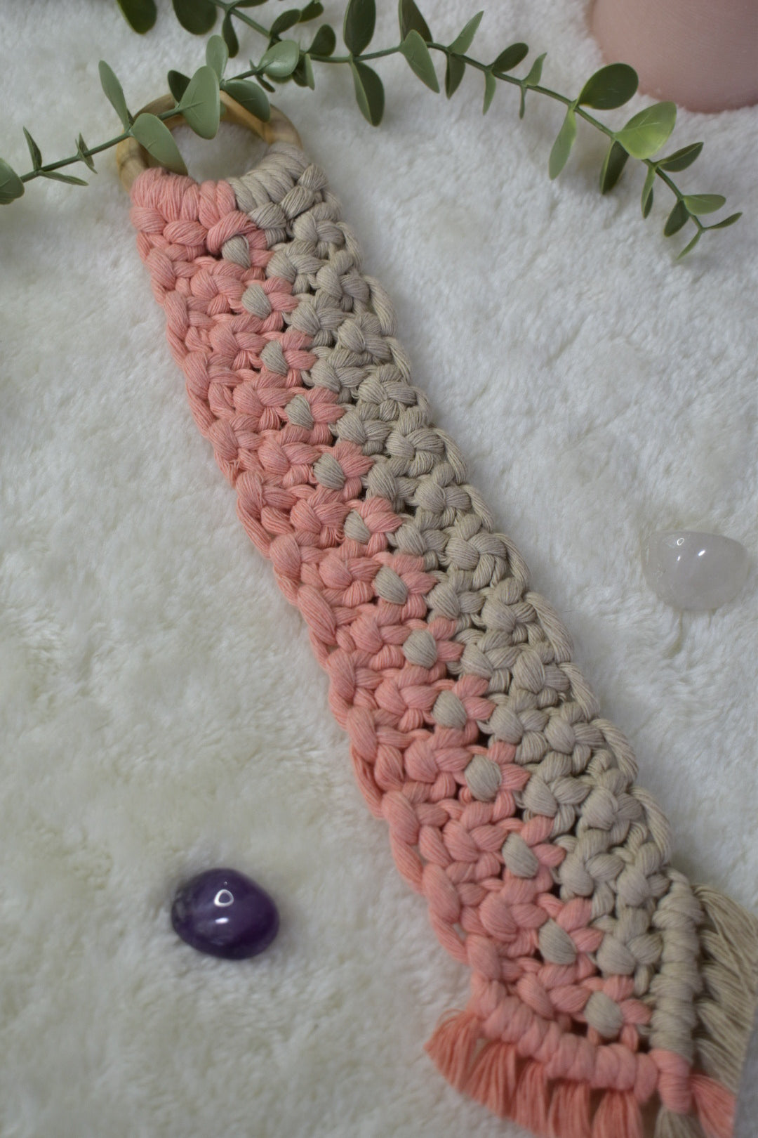 Organizador de Joyeria en macramé