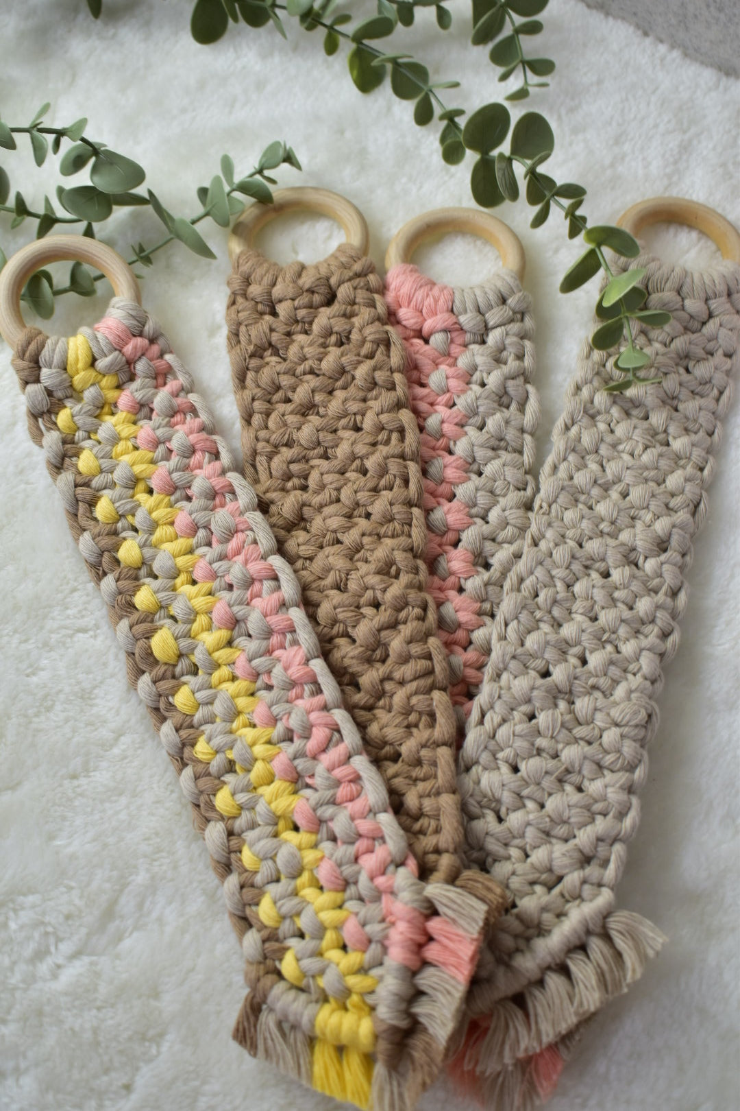 Organizador de Joyeria en macramé