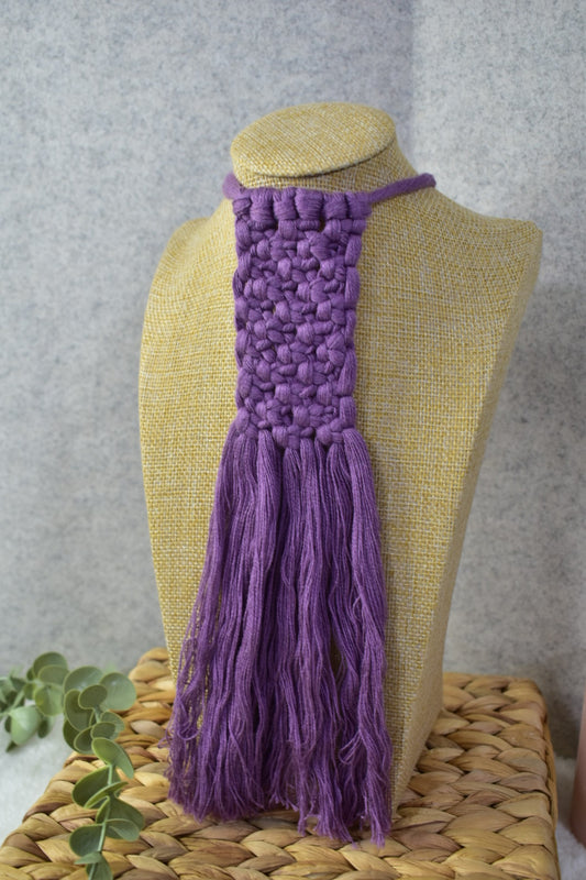 Collar en Macrame_Lila Dreams