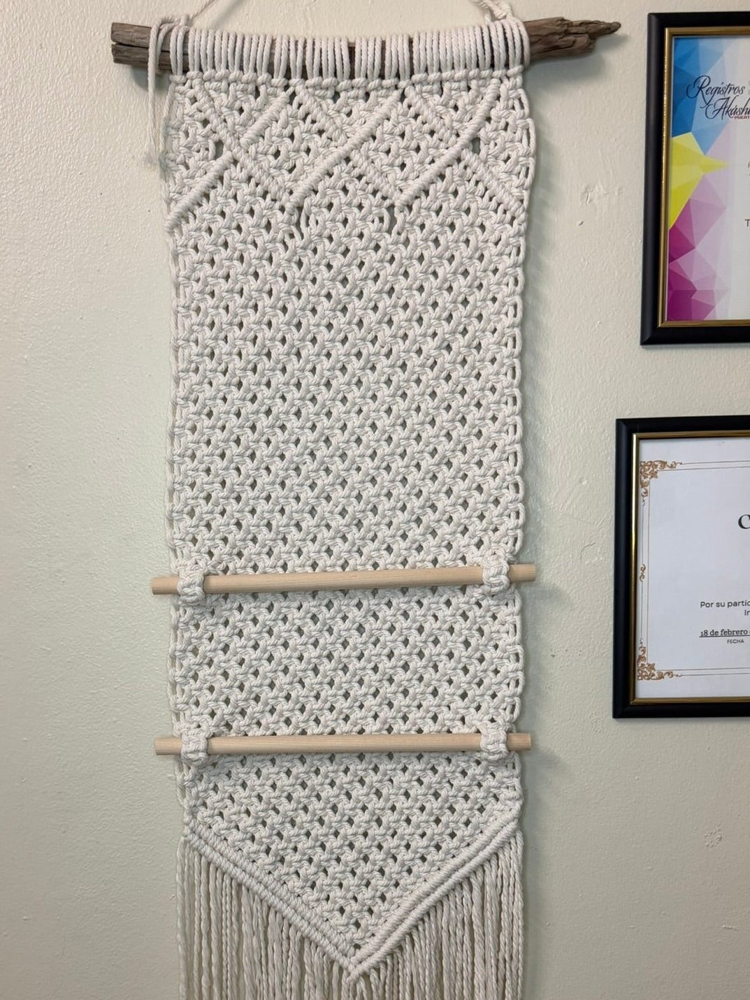 Organizador de Joyería en Macramé