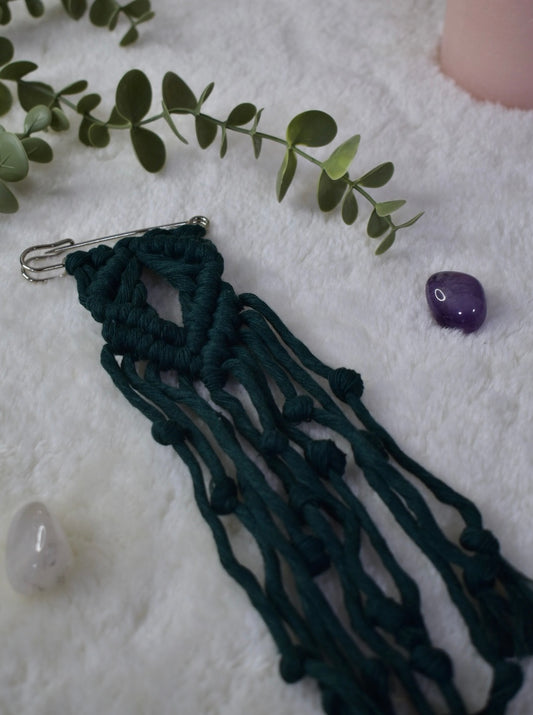 Broche Aurora – Imperdible en Macramé
