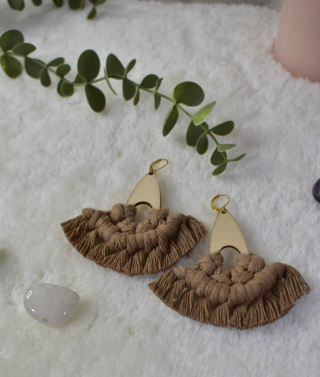 Aretes/ Pantallas en Macramé (varios estilos)